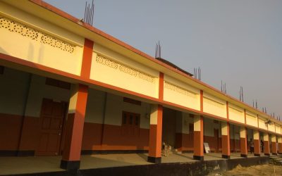 Erweiterung der St. Thomas English Medium School in Dekhapara – Assam – Indien, durch den Bau eines neuen Gebäudes das acht Klassen beherbergt